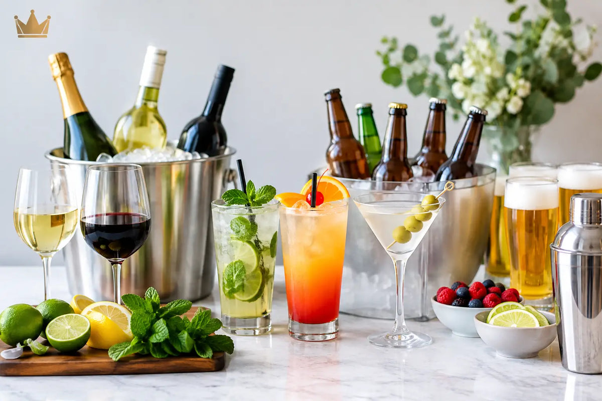 Party Drinks Checklist for 20, 50, or 100 Guests