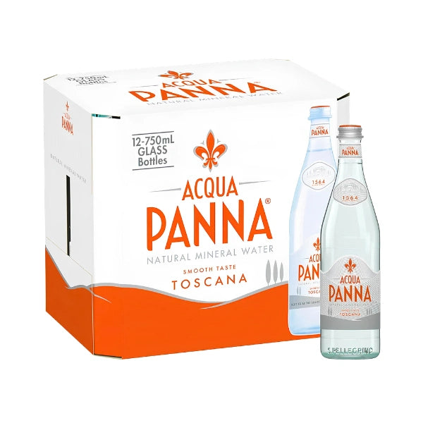 Acqua Panna Glass Bottle 12x750ml (Screw Caps)