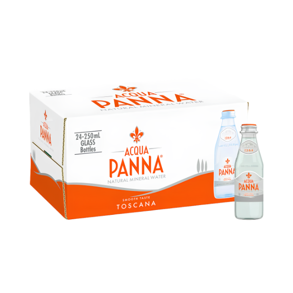 Acqua Panna Glass Bottle 24x250ml (Screw Caps)