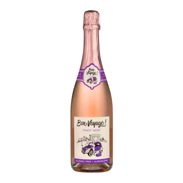 Bon Voyage Sparkling Pinot Noir 750ml (Alcohol Free)