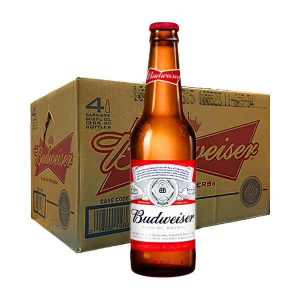 Budweiser Pint Beer 24x330ml (BBD: Jan/2027)
