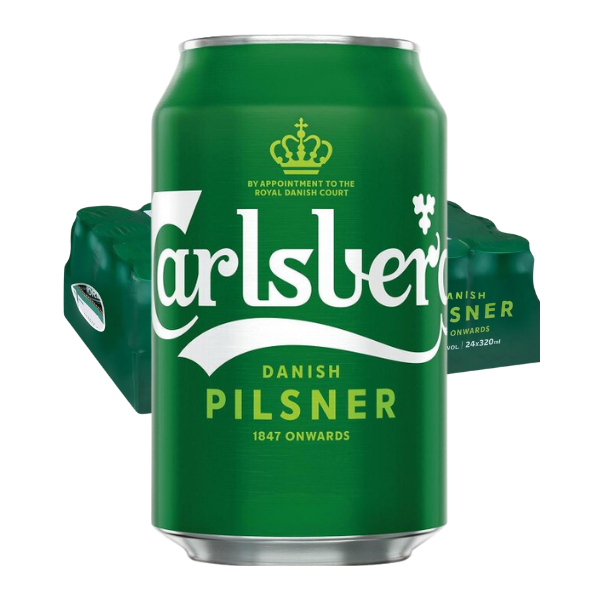 Carlsberg Lager Beer 24x320ml (BCRS) (Malaysia) (Best before: Oct 2027)
