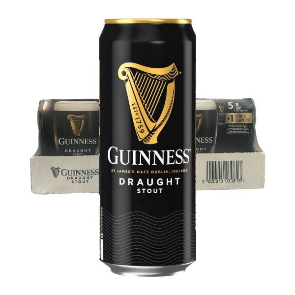 Guinness Draught Beer 440ml x 24 cans (Best before: 03 Jun 2027) (BCRS)