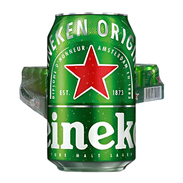 Heineken Fat Can Beer 24x320ml (BBD: 22 Jul 2027) (BCRS)