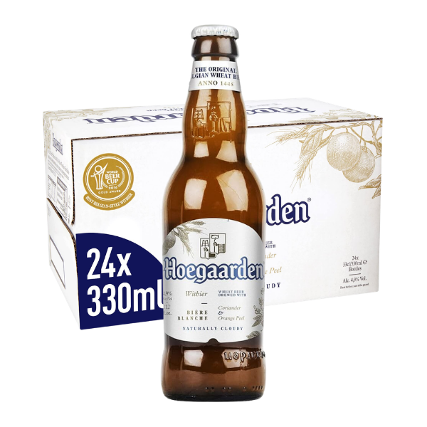 Hoegaarden White Beer Bottle 24x330ml (BBD May/2027)