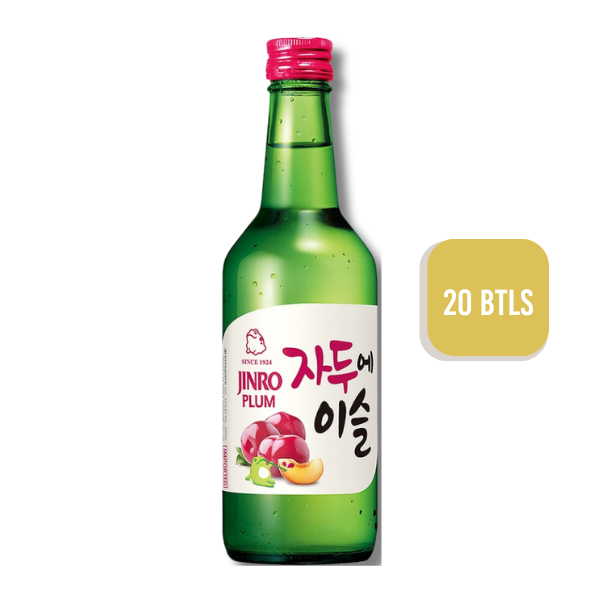 Jinro Plum Soju 360ml x20 Bottles
