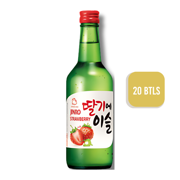 Jinro Strawberry Soju 360ml x20 Bottles