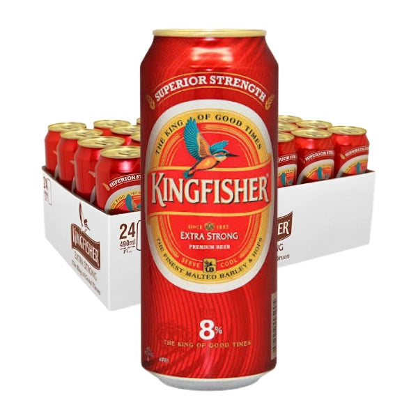 Kingfisher Beer Can 24x490ml (BBD: Jan/2027)