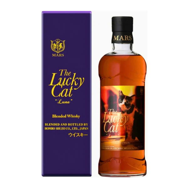 Mars The Lucky Cat Luna Japanese Blended Whisky 700ml