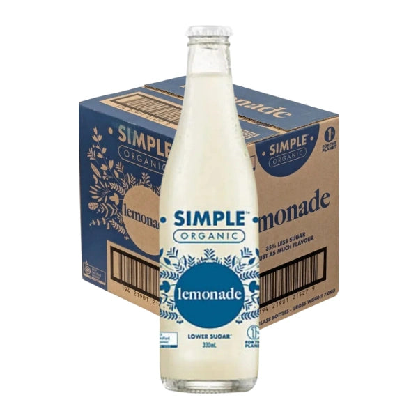Simple Organic Lemonade 12x330ml (BBD:17/05/2025)