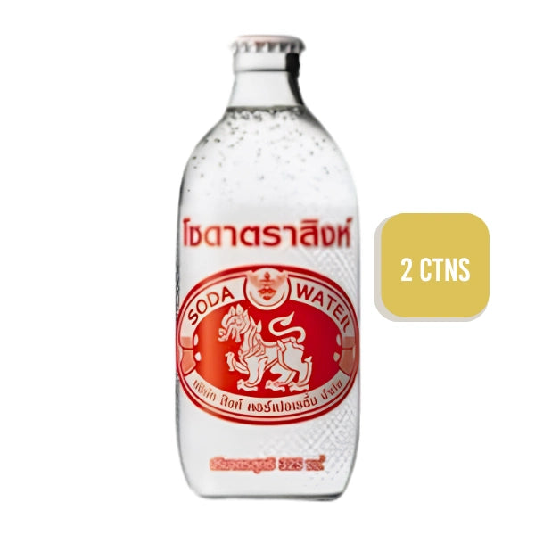 Singha soda water 24x325ml x2 (Agent Stock)