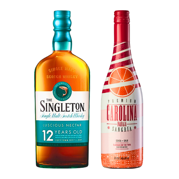 Singleton Of Dufftown 12 Year 700ml & Sangria Carolina With Orange 750ml Bundle Promotion