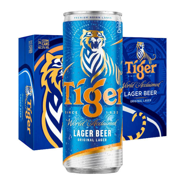 Tiger Beer Can 24x320ml (BBD: Jul/2027) (BCRS)