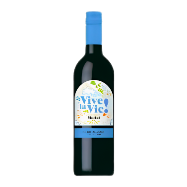 Vive La Vie Merlot Rouge Red Wine 750ml (Alcohol Free)
