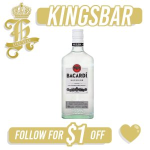 Bacardi Superior Light Rum 350ml (Agent Stock)