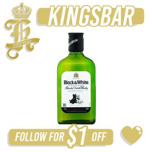 Black and White Blended Scotch Whisky 200ml