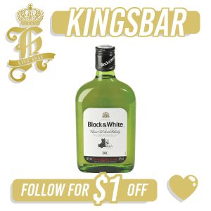 Black and White Blended Scotch Whisky 375ml