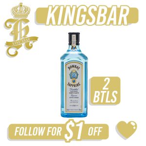 Bombay Sapphire London Dry Gin 750ml Bundle Promotion x 2 Bottles