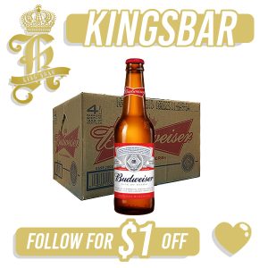 Budweiser Pint Beer 24x330ml (BBD: May/2025)