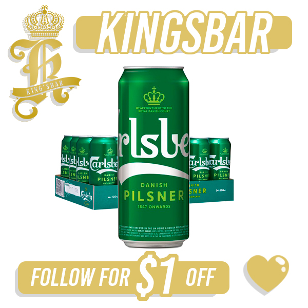 Carlsberg Can Beer 24x500ml (BBD: Feb/2026)