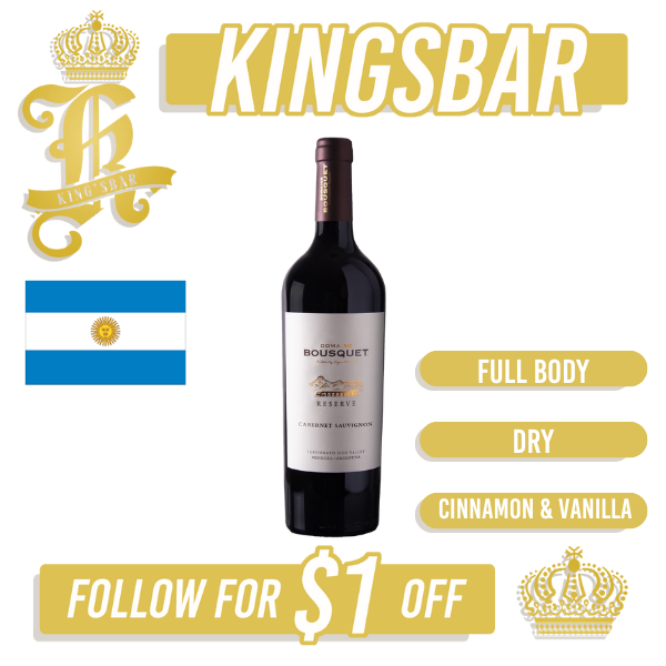 Domaine Bousquet Organic Reserve Cabernet Sauvignon Wine 750ml