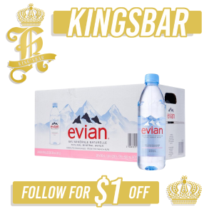 Evian Mineral PET Bottles 24x500ml