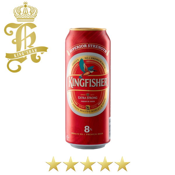 Kingfisher Beer Can 24x490ml (BBD: Oct/2025)