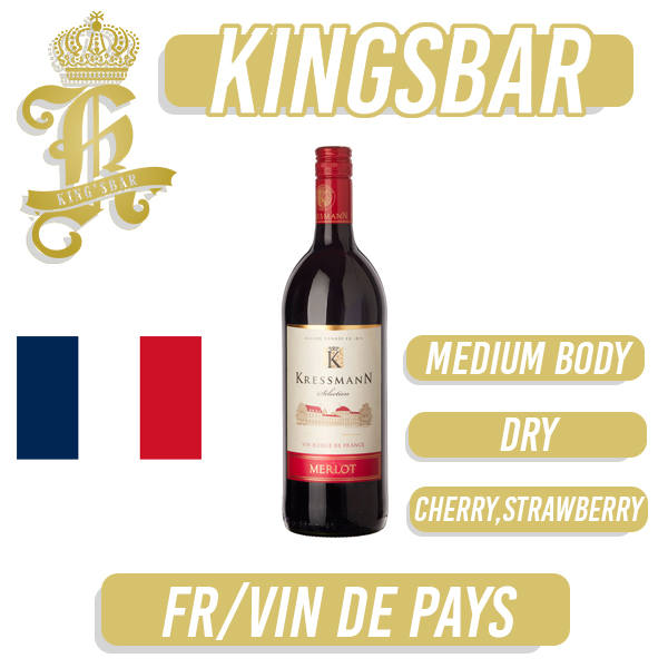 Kressmann Selection Merlot Red Wine 750ml