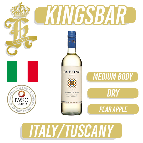 Ruffino Lumina Pinot Grigio IGT White Wine 750ml