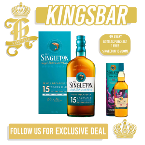 Singleton Of Dufftown 15 Year 700ml (Agent Stock) (Free Singleton of Glen Ord 15 Year Old Special Release 2022 200ml)