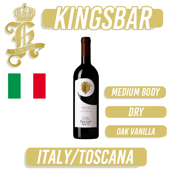 Villa Poggio Salvi Tosco Sangiovese Grosso Toscana IGT Red Wine 750ml