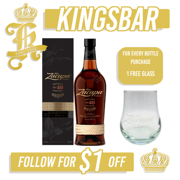 Zacapa Centenario 23 Year 700ml (Free Glass)