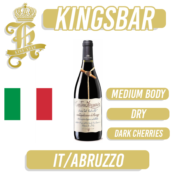 Zaccagnini Cantina Tralcetto Montepulciano D’Abruzzo DOC Red Wine 750ml